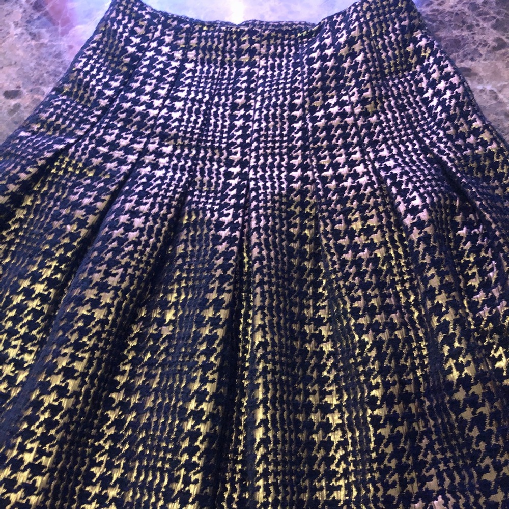 Gold & Black long skirt